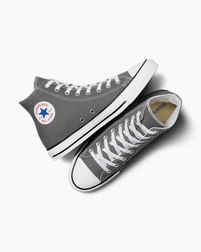 Grey Converse Chuck Taylor All Star Men Canvas Shoes Singapore | C-96175429