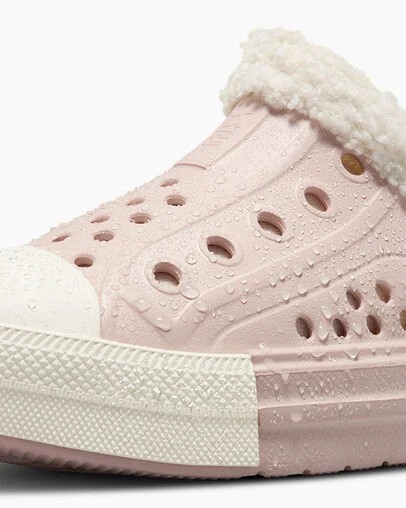 Grey Converse Chuck Taylor All Star Play Lite CX Sherpa Kids' Sneakers Singapore | C-70328169