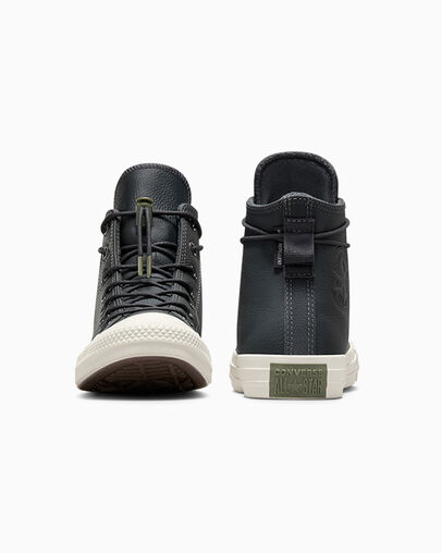 Grey Converse Chuck Taylor All Star Weatherized Leather Men Sneakers Singapore | C-06972319