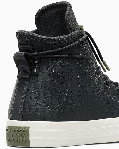 Grey Converse Chuck Taylor All Star Weatherized Leather Men Sneakers Singapore | C-06972319