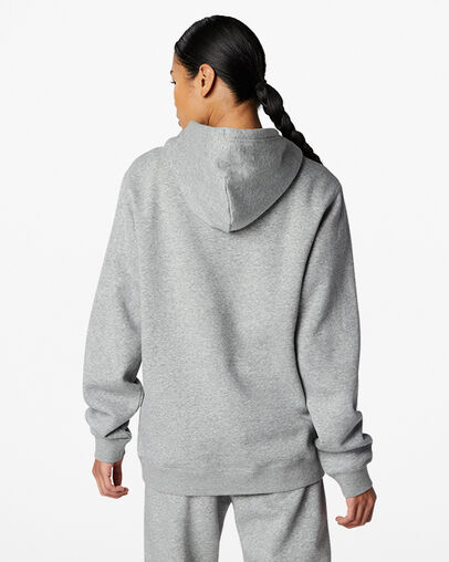 Grey Converse Go-To Embroidered Star Chevron Standard-Fit Fleece Men Hoodie Singapore | C-90217549