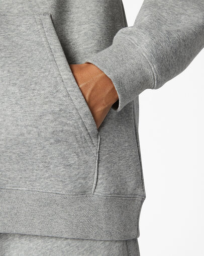 Grey Converse Go-To Embroidered Star Chevron Standard-Fit Fleece Men Hoodie Singapore | C-90217549