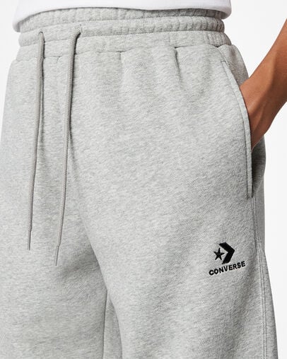 Grey Converse Go-To Embroidered Star Chevron Standard-Fit Men Sweatpants Singapore | C-98361759