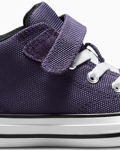 Grey Purple / White Converse Chuck Taylor All Star Malden Street Kids' Canvas Shoes Singapore | C-43908679