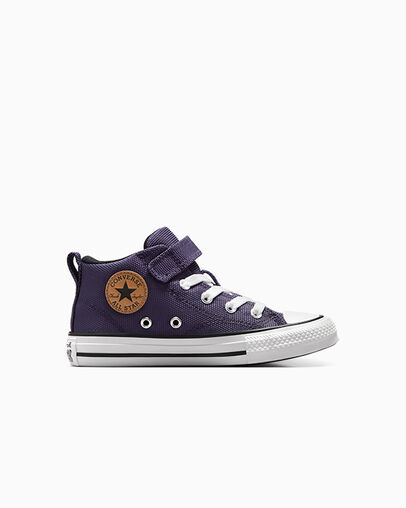 Grey Purple / White Converse Chuck Taylor All Star Malden Street Kids\' Canvas Shoes Singapore | C-43908679