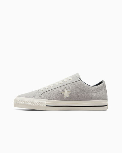 Grey / Black Converse CONS One Star Pro Suede Women Skate Shoes Singapore | C-23968179