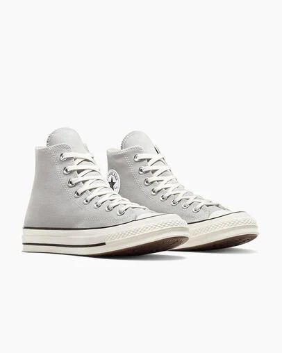 Grey / Black Converse Chuck 70 Women Canvas Shoes Singapore | C-07845169