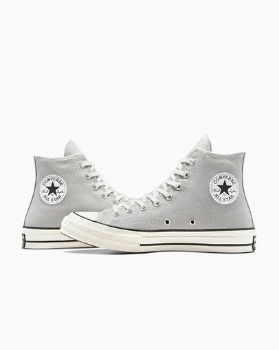 Grey / Black Converse Chuck 70 Women Canvas Shoes Singapore | C-07845169