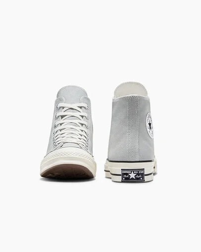 Grey / Black Converse Chuck 70 Women Canvas Shoes Singapore | C-07845169