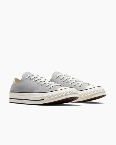 Grey / Black Converse Chuck 70 Women Canvas Shoes Singapore | C-86129459