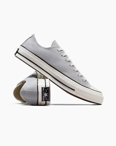 Grey / Black Converse Chuck 70 Women Canvas Shoes Singapore | C-86129459