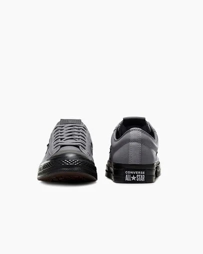 Grey / Black Converse Star Player 76 Luxe Women Tennis Shoes Singapore | C-78136529