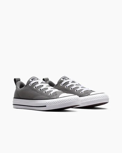 Grey / Black / White Converse Chuck Taylor All Star Malden Street Kids' Sneakers Singapore | C-18437929