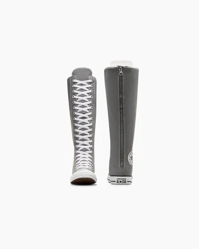 Grey / Black / White Converse Chuck Taylor All Star XXHi Women Sneakers Singapore | C-48503719