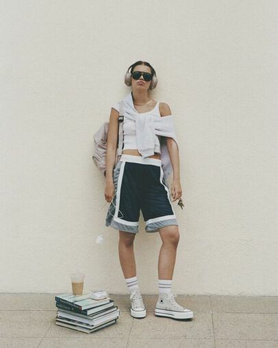 Grey / White / Black Converse Chuck Taylor All Star Lift Platform Women Canvas Shoes Singapore | C-70351269