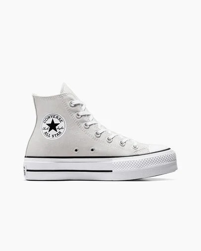 Grey / White / Black Converse Chuck Taylor All Star Lift Platform Women Canvas Shoes Singapore | C-70351269