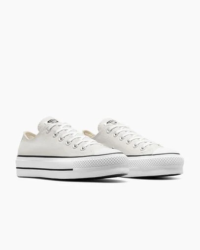 Grey / White / Black Converse Chuck Taylor All Star Lift Platform Women Canvas Shoes Singapore | C-47891329