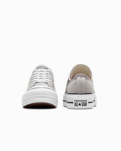 Grey / White / Black Converse Chuck Taylor All Star Lift Women Platform Shoes Singapore | C-58429079