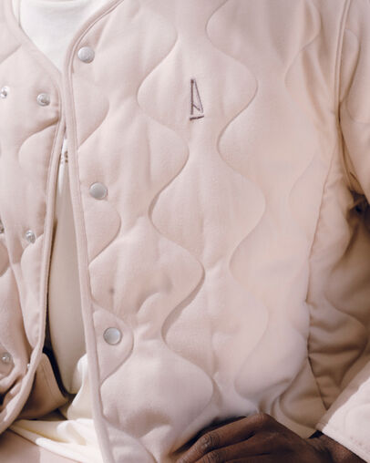 Khaki Grey Converse Converse x A Ma Manière Malden Liner Women Jacket Singapore | C-98642039