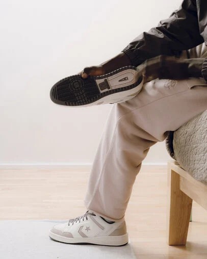 Khaki Grey Converse Converse x A Ma Manière Men Fleece Pants Singapore | C-04753919