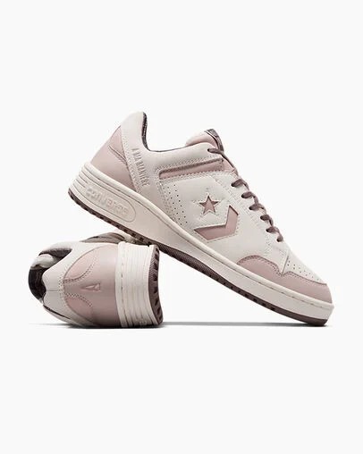 Khaki Grey / Purple Converse Converse x A Ma Manière Weapon Women Basketball Shoes Singapore | C-90281649