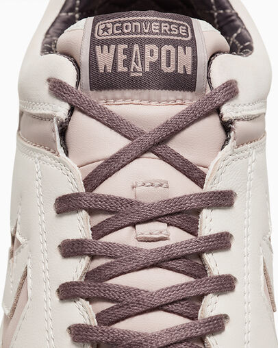Khaki Grey / Purple Converse Converse x A Ma Manière Weapon Women Tennis Shoes Singapore | C-07139689