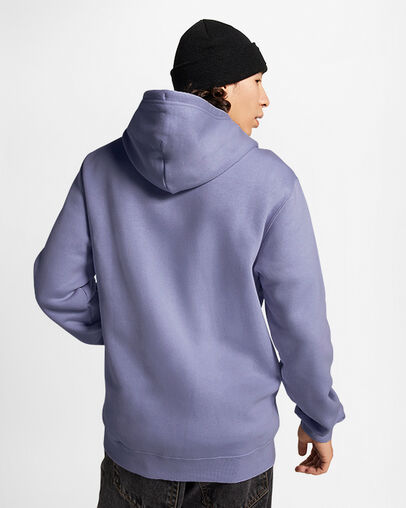 Lavender Grey Converse Go-To Embroidered Star Chevron Standard-Fit Fleece Men Hoodie Singapore | C-19427039