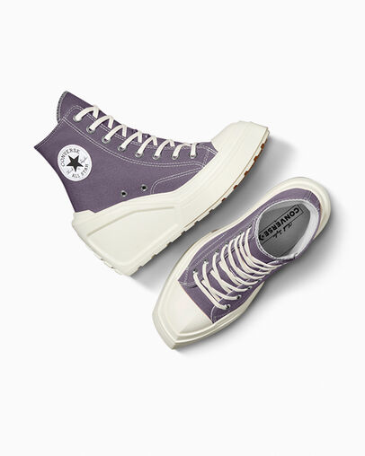 Lavender Grey / Black Converse Chuck 70 De Luxe Wedge Women Sneakers Singapore | C-85934609