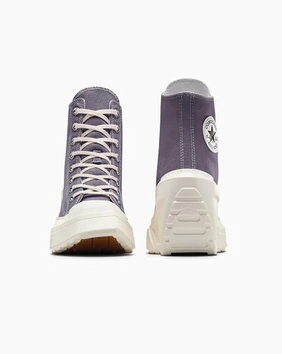 Lavender Grey / Black Converse Chuck 70 De Luxe Wedge Women Sneakers Singapore | C-85934609