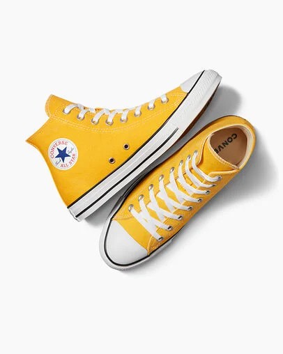 Lemon Converse Chuck Taylor All Star Men Canvas Shoes Singapore | C-71650299