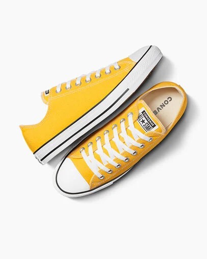 Lemon Converse Chuck Taylor All Star Men Canvas Shoes Singapore | C-65740139