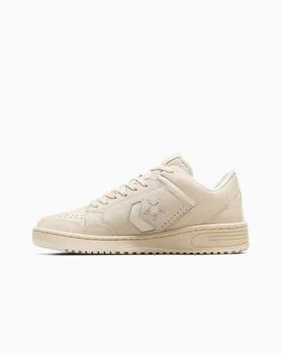 Light Beige Converse Weapon Leather Women Tennis Shoes Singapore | C-35418099