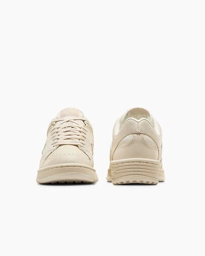 Light Beige Converse Weapon Leather Women Tennis Shoes Singapore | C-35418099