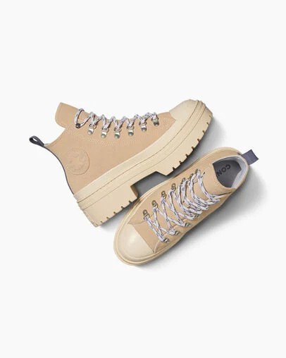 Light Brown Converse Chuck Taylor All Star Lugged Heel Waterproof Platform Women Boots Singapore | C-56297309