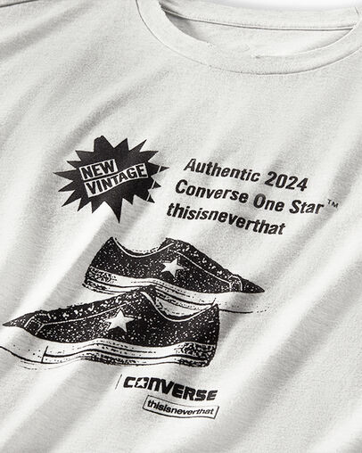 Light Grey Converse Converse x thisisneverthat Grid Women T Shirts Singapore | C-20378549