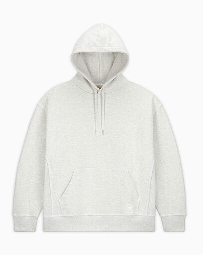 Light Grey Converse Gold Standard Loose-Fit Men Hoodie Singapore | C-32670489