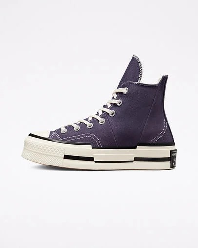 Light Purple Converse Chuck 70 Plus Women Sneakers Singapore | C-19750249