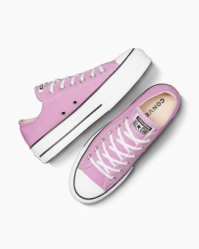 Light Purple /White / Black Converse Chuck Taylor All Star Lift Platform Women Canvas Shoes Singapore | C-91286039