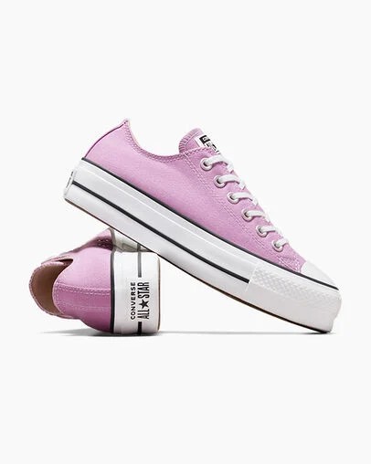 Light Purple /White / Black Converse Chuck Taylor All Star Lift Platform Women Canvas Shoes Singapore | C-91286039