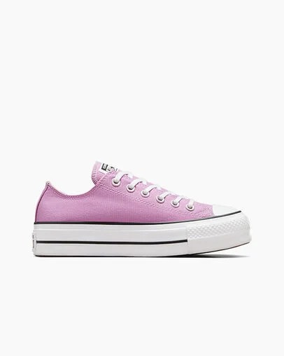Light Purple /White / Black Converse Chuck Taylor All Star Lift Platform Women Canvas Shoes Singapore | C-91286039