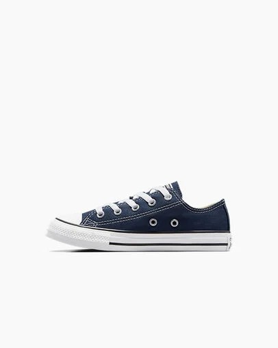 Navy Converse Chuck Taylor All Star Classic Kids' Sneakers Singapore | C-71532099