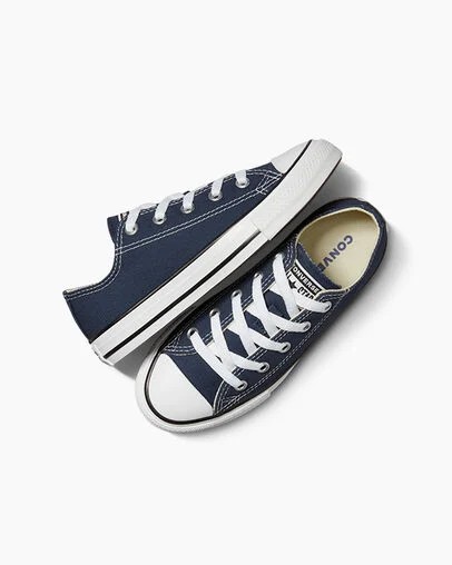 Navy Converse Chuck Taylor All Star Classic Kids' Sneakers Singapore | C-71532099
