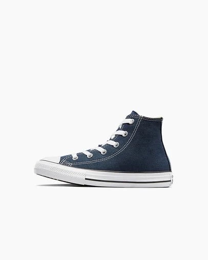 Navy Converse Chuck Taylor All Star Classic Kids' Sneakers Singapore | C-39126709