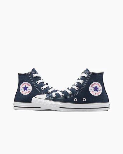 Navy Converse Chuck Taylor All Star Classic Kids' Sneakers Singapore | C-39126709