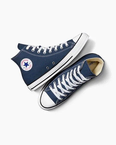 Navy Converse Chuck Taylor All Star Men Canvas Shoes Singapore | C-12703899