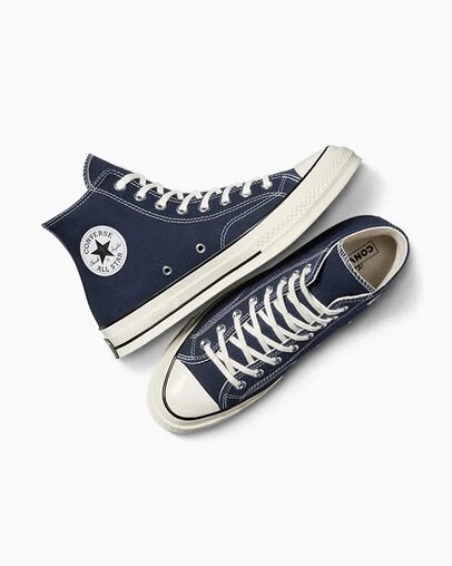 Navy / Black Converse Chuck 70 Men Canvas Shoes Singapore | C-54273919