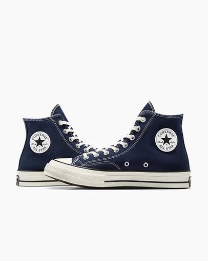 Navy / Black Converse Chuck 70 Men Canvas Shoes Singapore | C-54273919