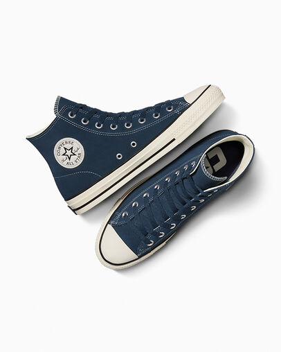 Navy / Black Converse Chuck Taylor All Star Pro Suede Women Skate Shoes Singapore | C-82973019
