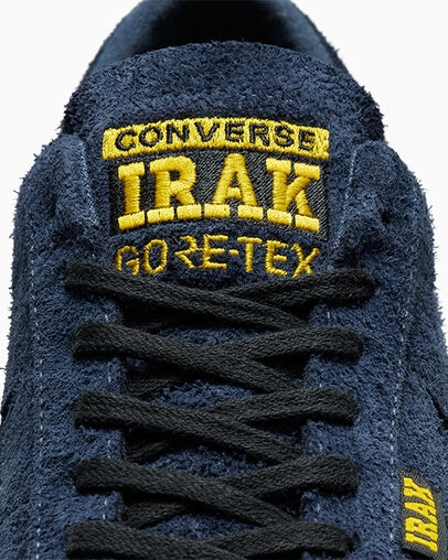 Navy / Black / Yellow Converse Converse x IRAK NYC One Star Pro Men Skate Shoes Singapore | C-63049279