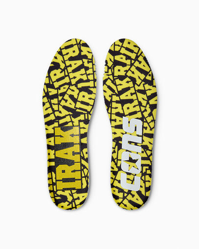 Navy / Black / Yellow Converse Converse x IRAK NYC One Star Pro Men Skate Shoes Singapore | C-63049279